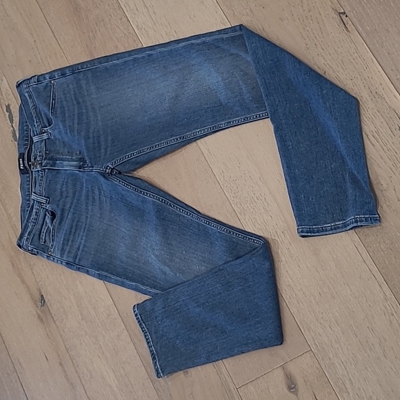 PAIGE Jeans Women's sz 31 Lennox Straight Leg Mid Rise Denim Jeans - Picture 1 of 11